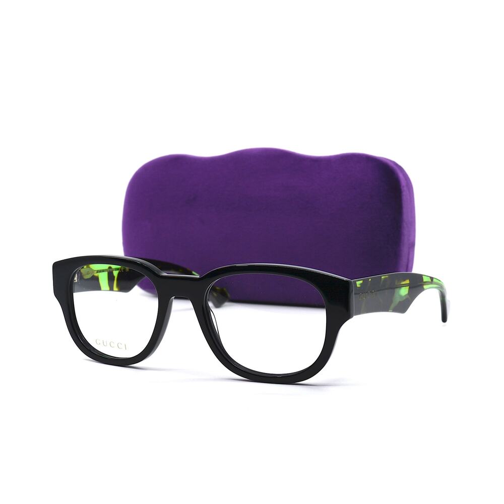 Gucci GG1429O 003 Black Havana Eyeglasses Frames 54-21-145 Authentic Italy - Picture 14 of 16